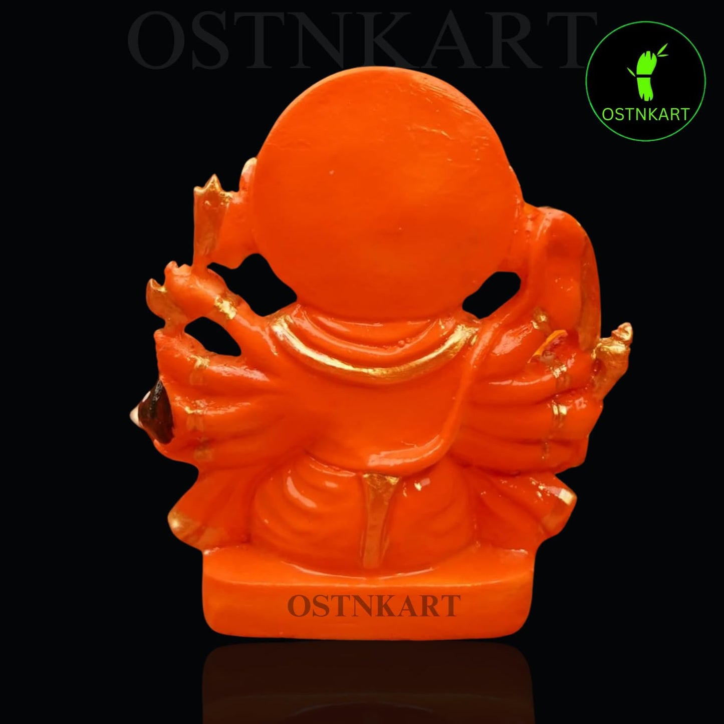 OSTNKART Hanuman Ji Murti Panchmukhi Hanuman for Door Entrance Temple Home & Office Decor Living Room Decoration Gift for New House Warming ceramony Diwali Gift bajarangbali Balaji Idol Evil Eye