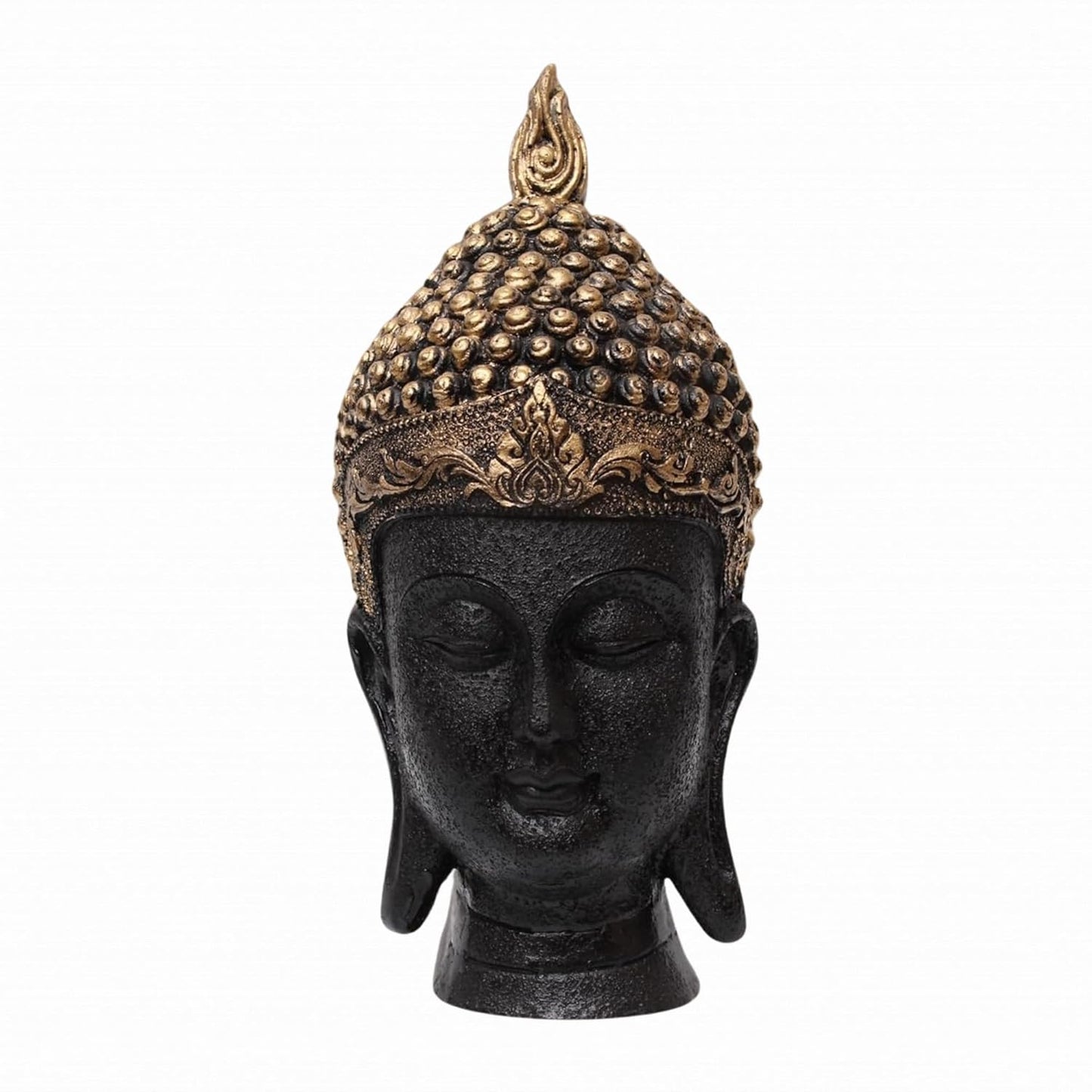 OSTNKART Gautam Buddha Head Statue Idol Home & Office Decorative Good Luck Show Piece Gift Item for Living Room Shelf, Tea Table Top, Decoration, New Shop & House Warming Ceramony