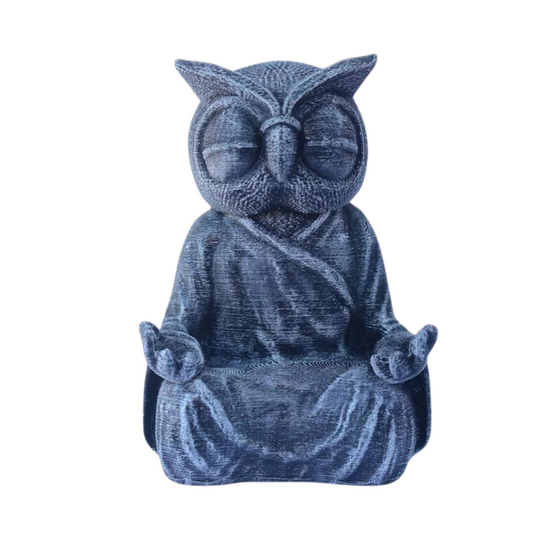 OSTNKART Lucky Owl Statue for Good Luck feng Shui Living Room Office Table Garden Home Decor Decoration Birthday Anniversary Wedding Gift for Housewarming ceramony showpeice Figurines (6 * 4 inch)
